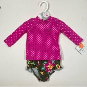 Carters Baby Swim 3 month long sleeve 2 piece